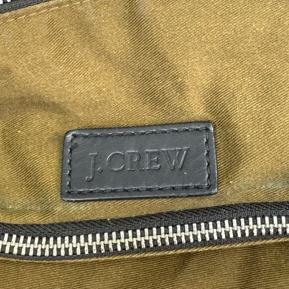 J. CREW Tote Marlowe Black Leather Shoulder Satchel Bag - Picture 10 of 11